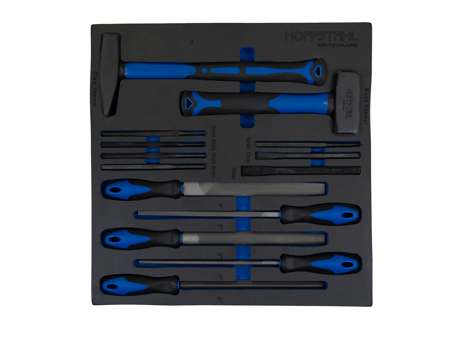 Werkzeugwagen Hoffstahl – 11 Schubladen, 9 bestückt &; über 500 Teile