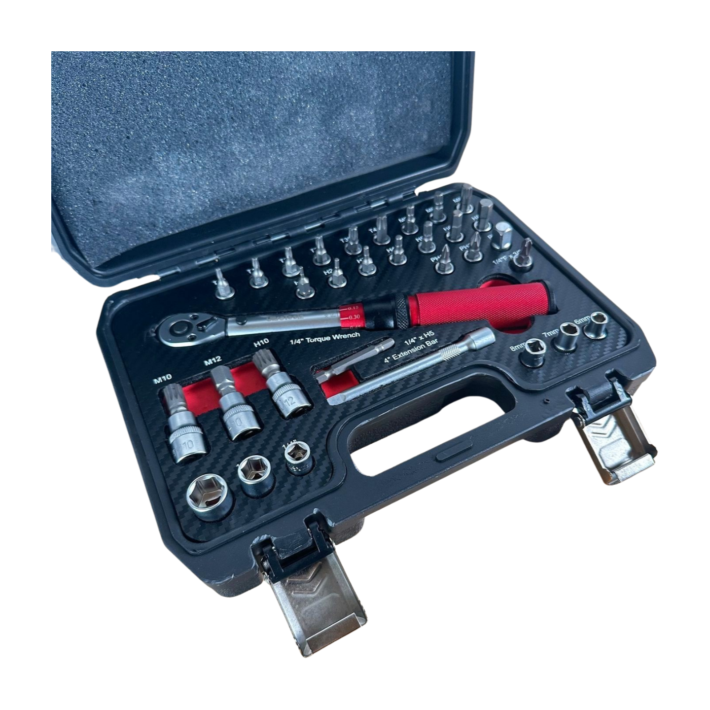 Drehmomentschlüssel-Set 1/4″ 32-Teilig