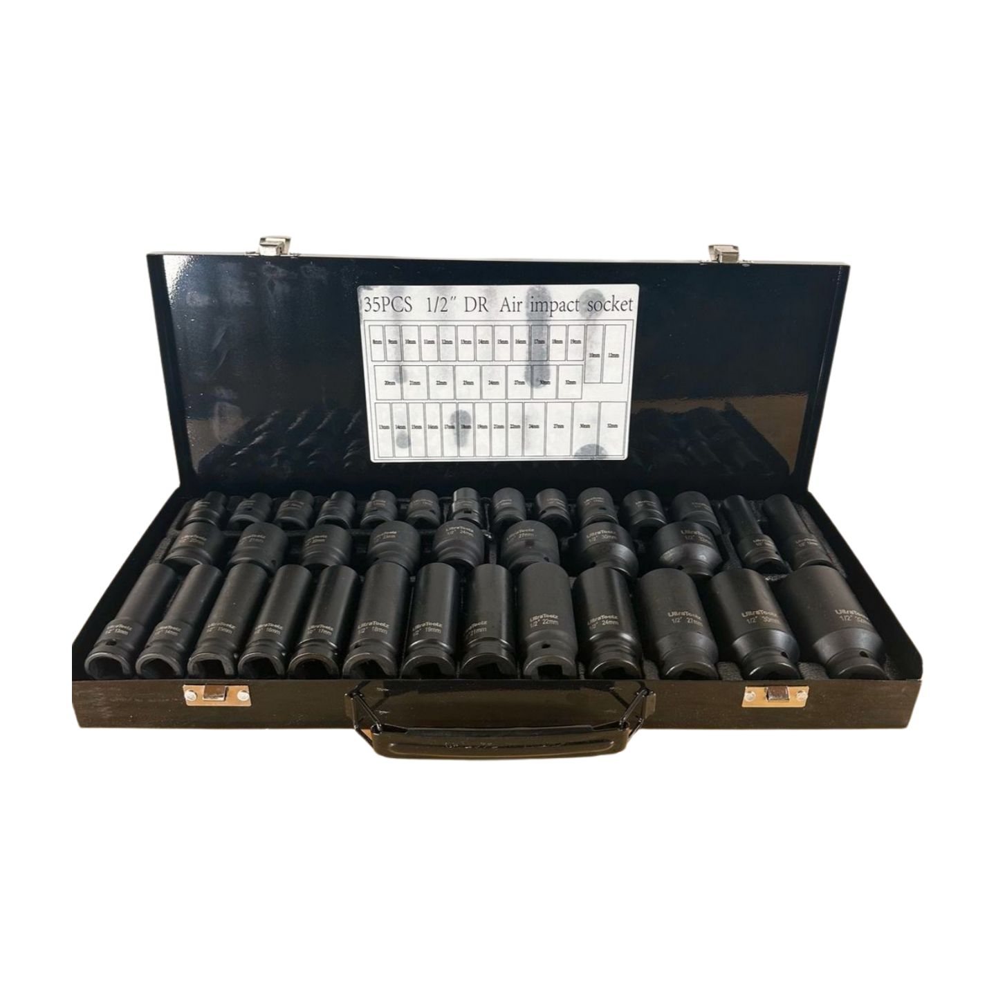 Schlagschrauber-Nuss-Set 35-tlg. 1/2