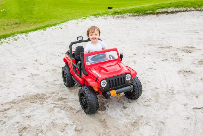 Elektroauto Jeep fĂźr Kinder â FahrspaĂ im Mini-Format