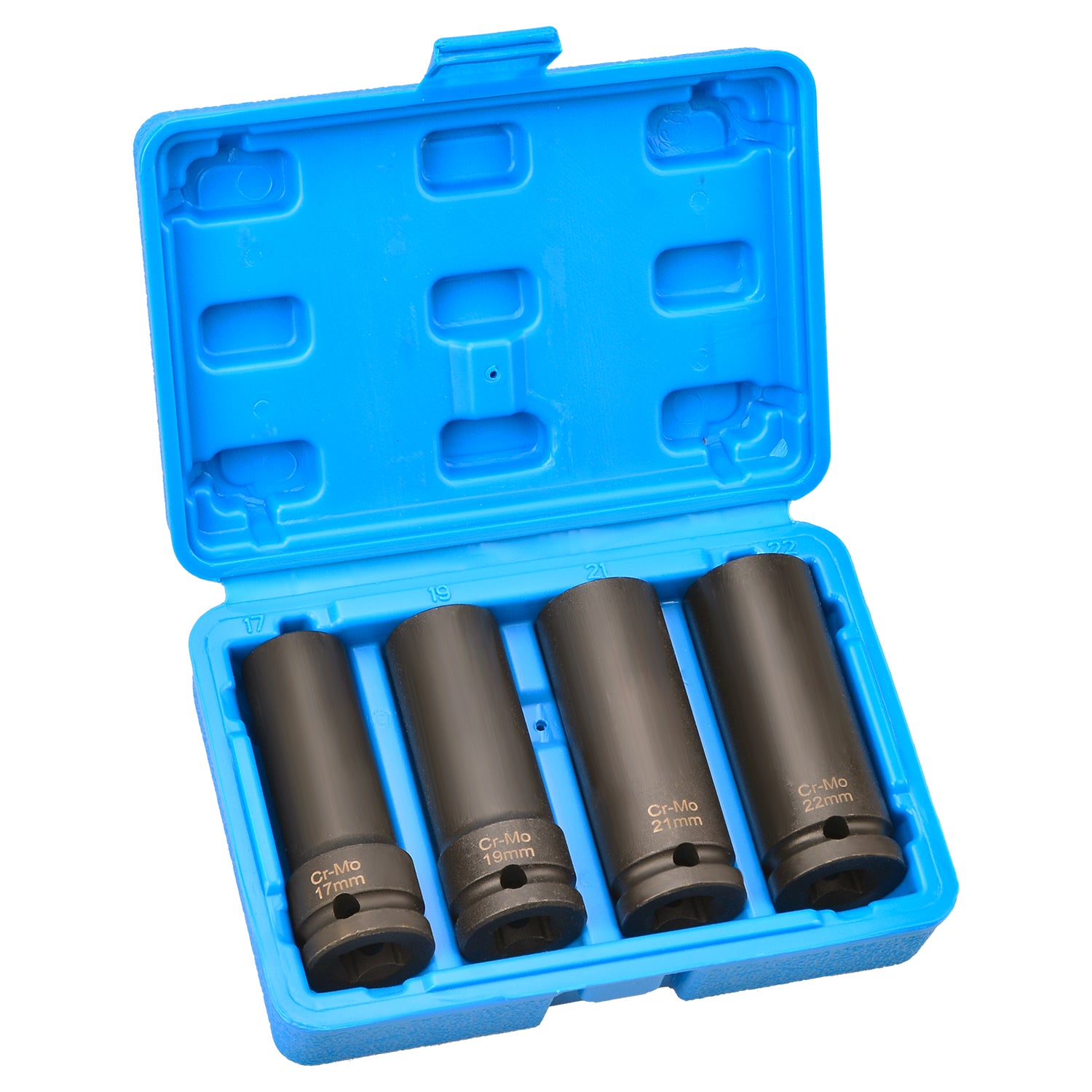 4-teiliges Twist Socket Set – Beschädigte Radschrauben & Felgenschlösser lösen (17–22 mm) B7-8028