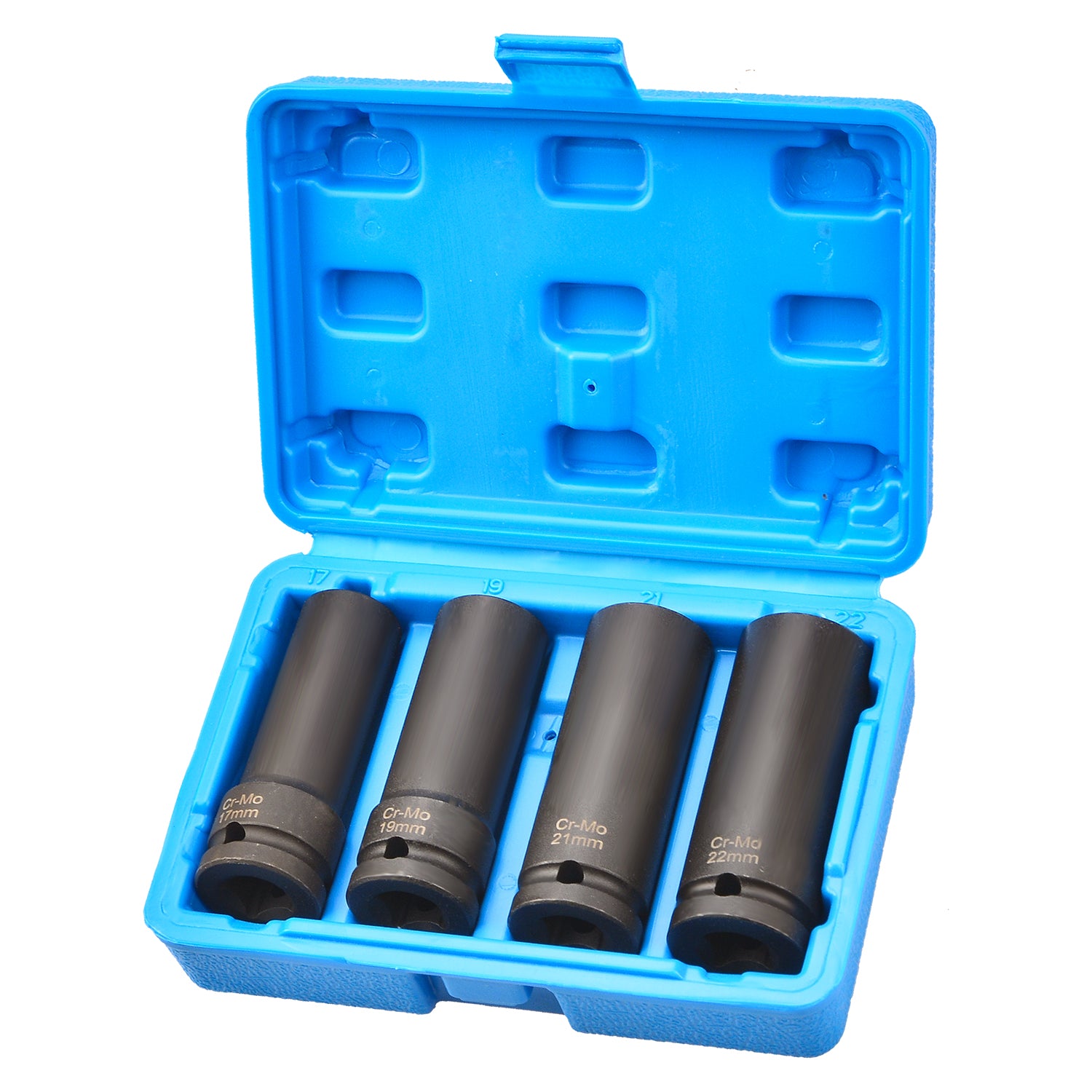 4-teiliges Twist Socket Set – Beschädigte Radschrauben & Felgenschlösser lösen (17–22 mm) B7-8028