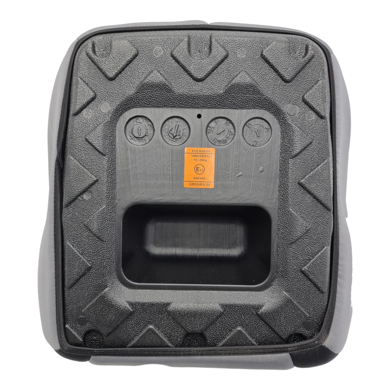 Kindersitzerhöhung 4-12 Jahre TÜV - Grau