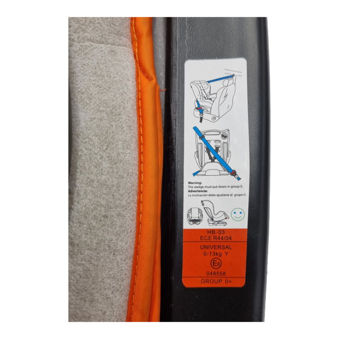 Autobabysitz Babyschale 0-4 Jahre TÜV - Orange