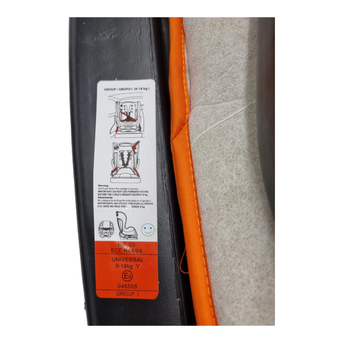 Autobabysitz Babyschale 0-4 Jahre TÜV - Orange