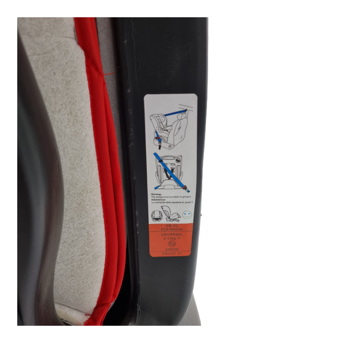 Autobabysitz Babyschale 0-4 Jahre TÜV - Rot
