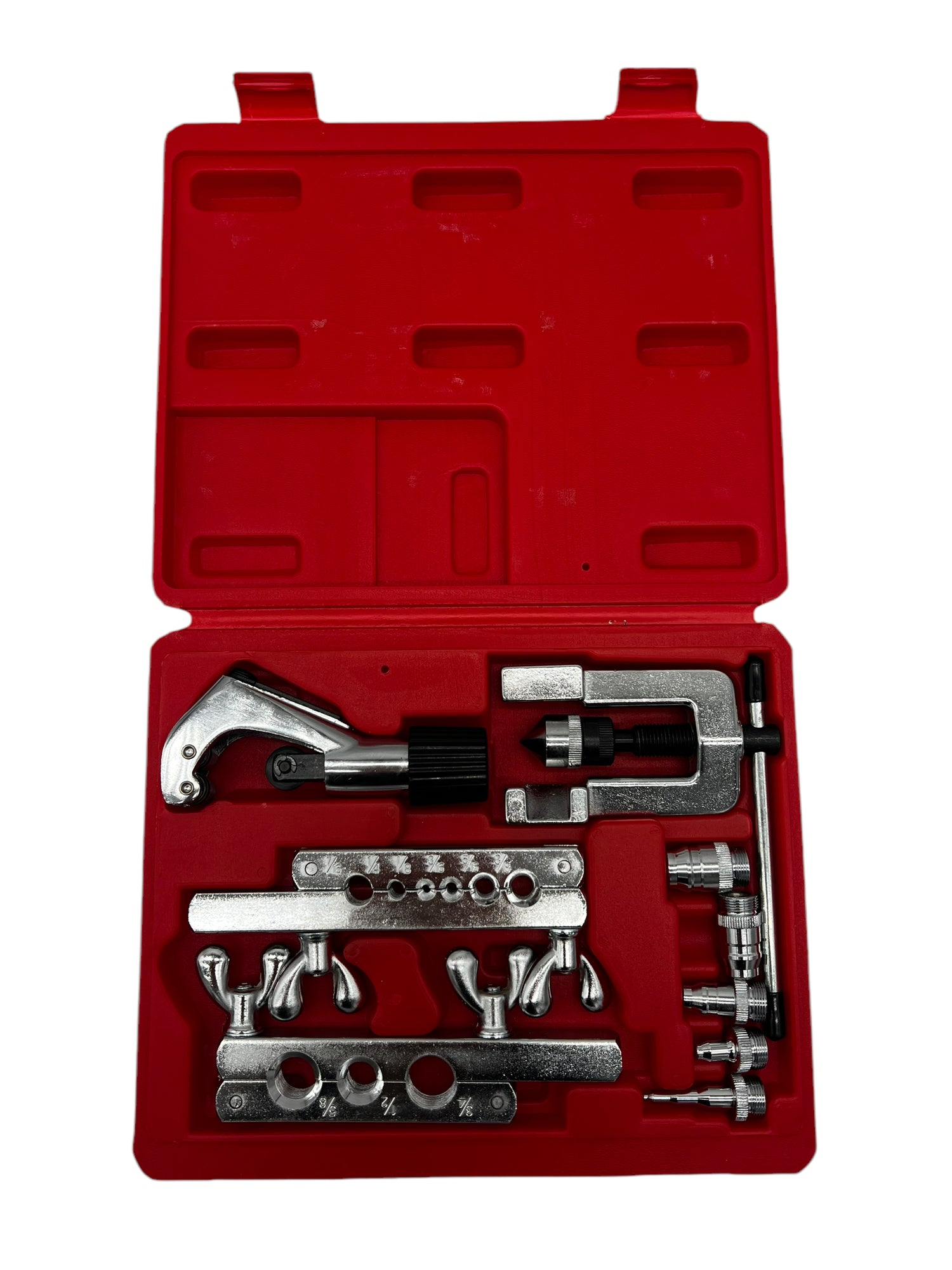 Doppel-Bördelgerät für Bremsleitungen – präzises Bördeln mit 13 Einsatzgrößen | YZ-4015-2