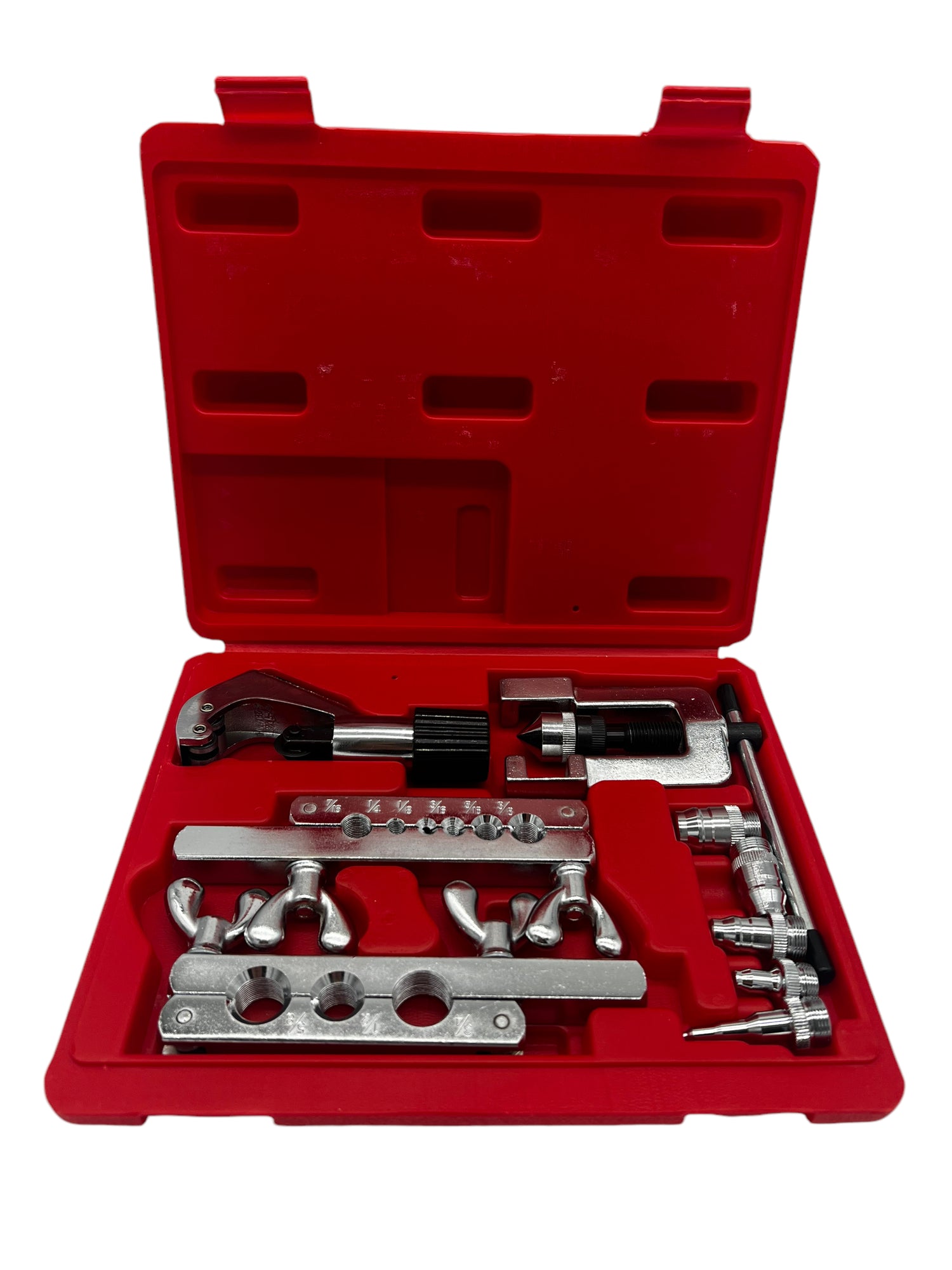 Doppel-Bördelgerät für Bremsleitungen – präzises Bördeln mit 13 Einsatzgrößen | YZ-4015-2