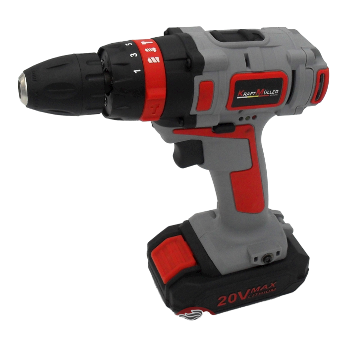 Akkuschrauber + Akkubohrer 20V/ 2Ah KraftMüller 20V/ 2Ah