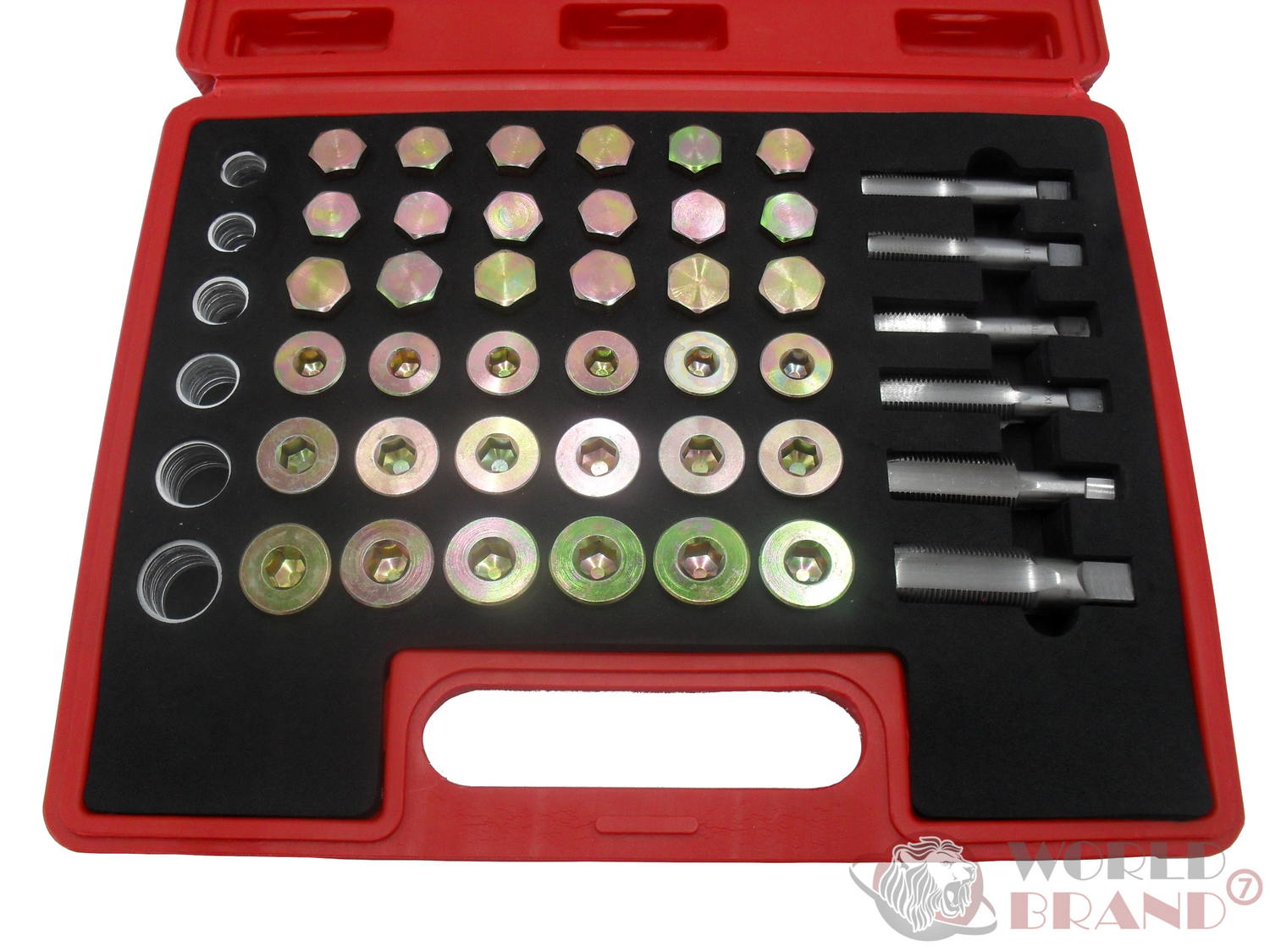 Ölablassgewinde Reparaturset 114-tlg. — Profi Gewindereparatur für Ölwanne | YZ-6059