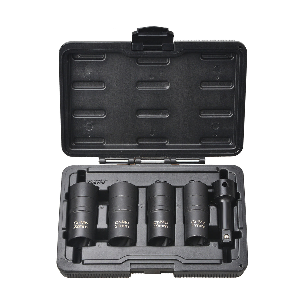 4-teiliger Radmuttern-Spezialsteckschlüssel-Satz (Cr-Mo) mit Adapter | B7‑8135