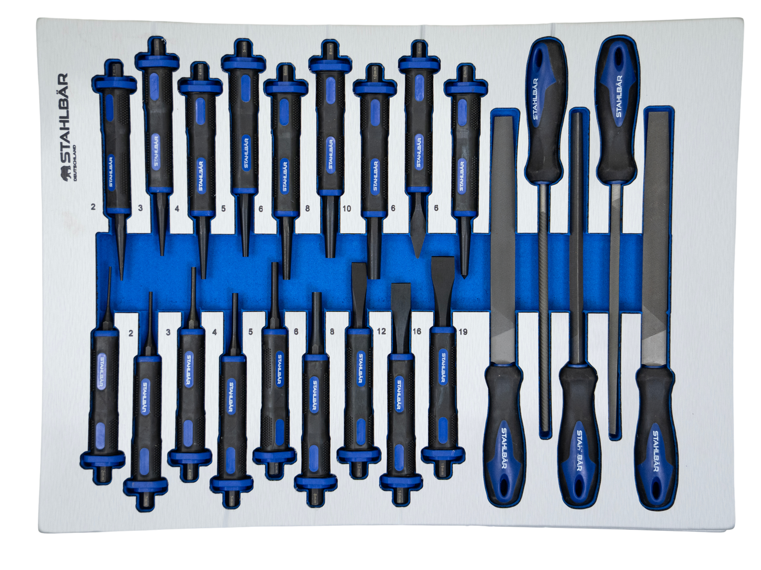 Werkzeugwagen Stahlbär (10/13 mit 13 Schubladen – 10 voll bestückt)