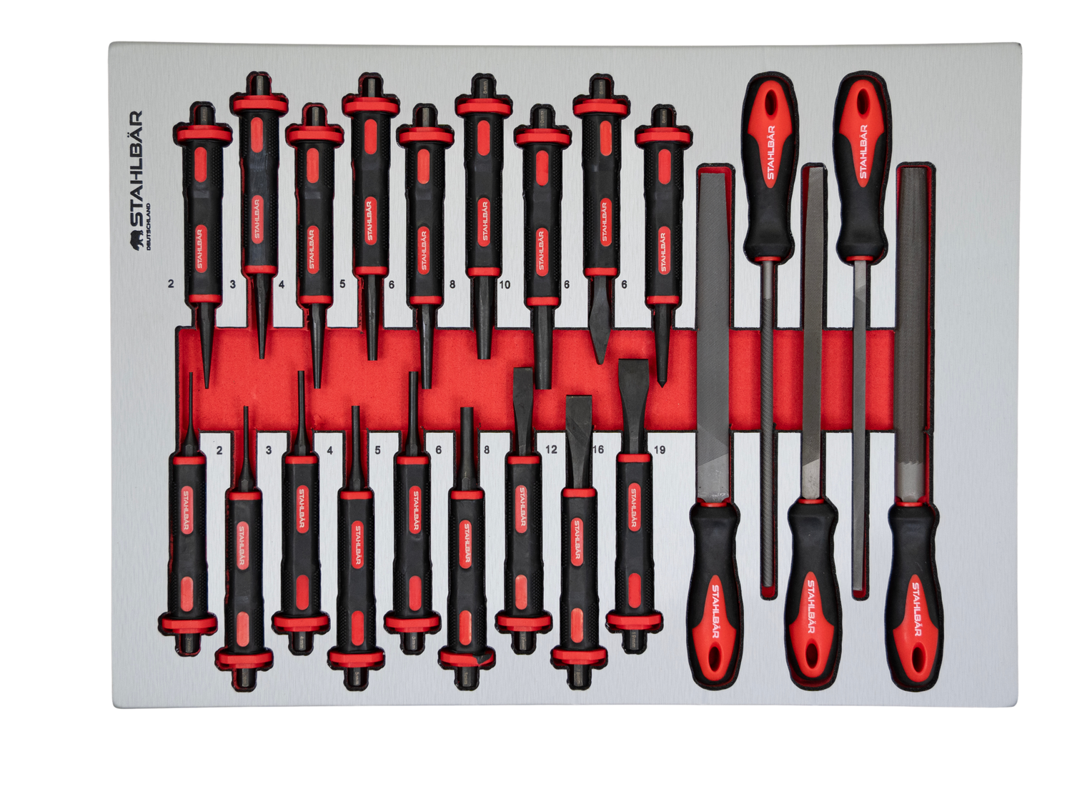 Werkzeugwagen Stahlbär (10/13 mit 13 Schubladen – 10 voll bestückt)