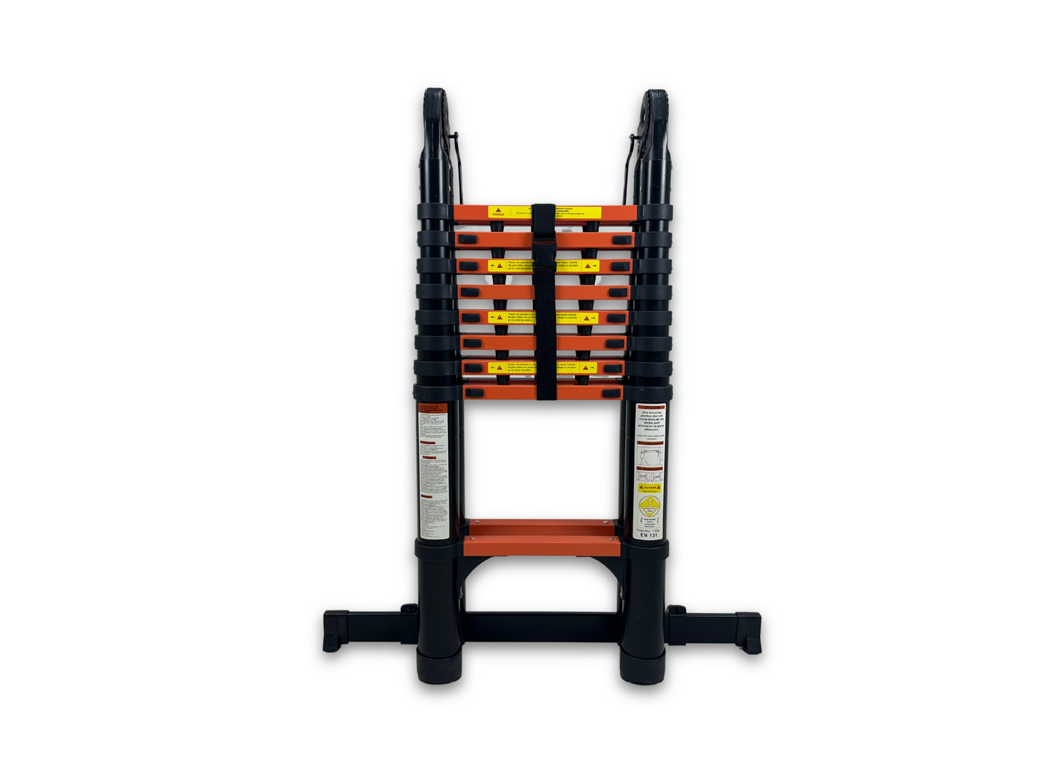 Teleskopleiter KraftMüller 560 cm – Höhenverstellbare Mehrzweckleiter mit Sicherheitsgelenk