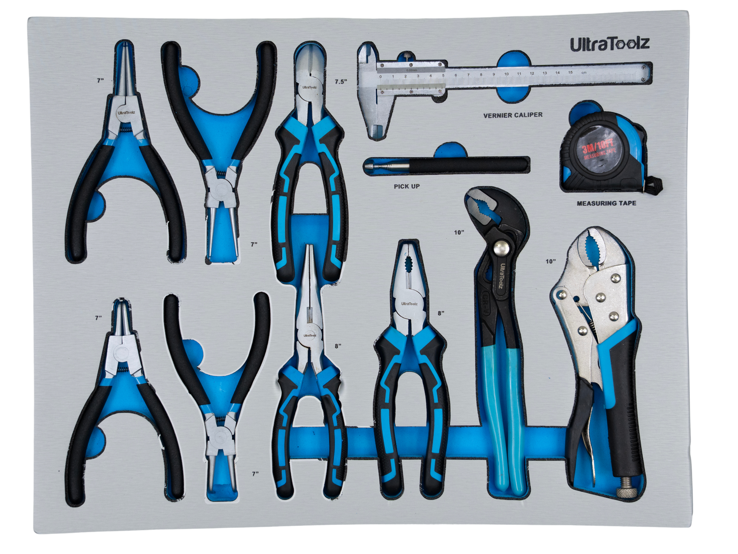 Werkzeugwagen Ultra Toolz 10/12 – 12 Schubladen, 10 voll bestückt