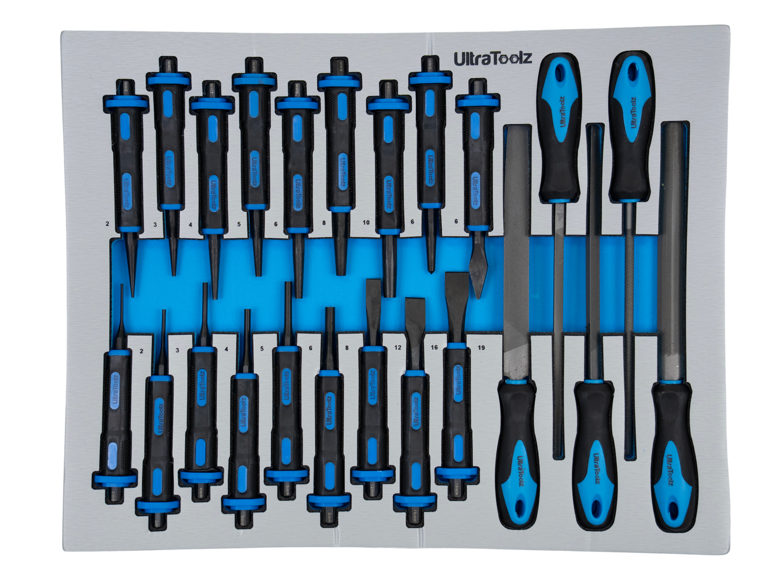 Werkzeugwagen Ultra Toolz 10/12 – 12 Schubladen, 10 voll bestückt