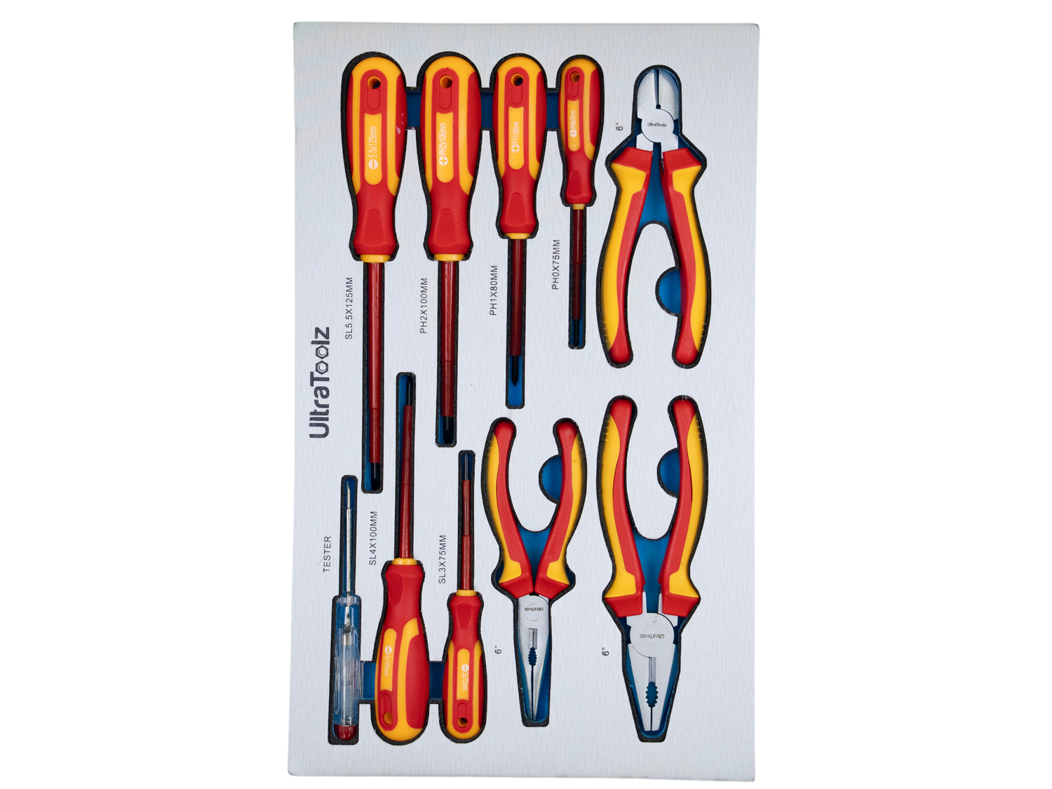 Werkzeugwagen Ultra Toolz 10/12 – 12 Schubladen, 10 voll bestückt