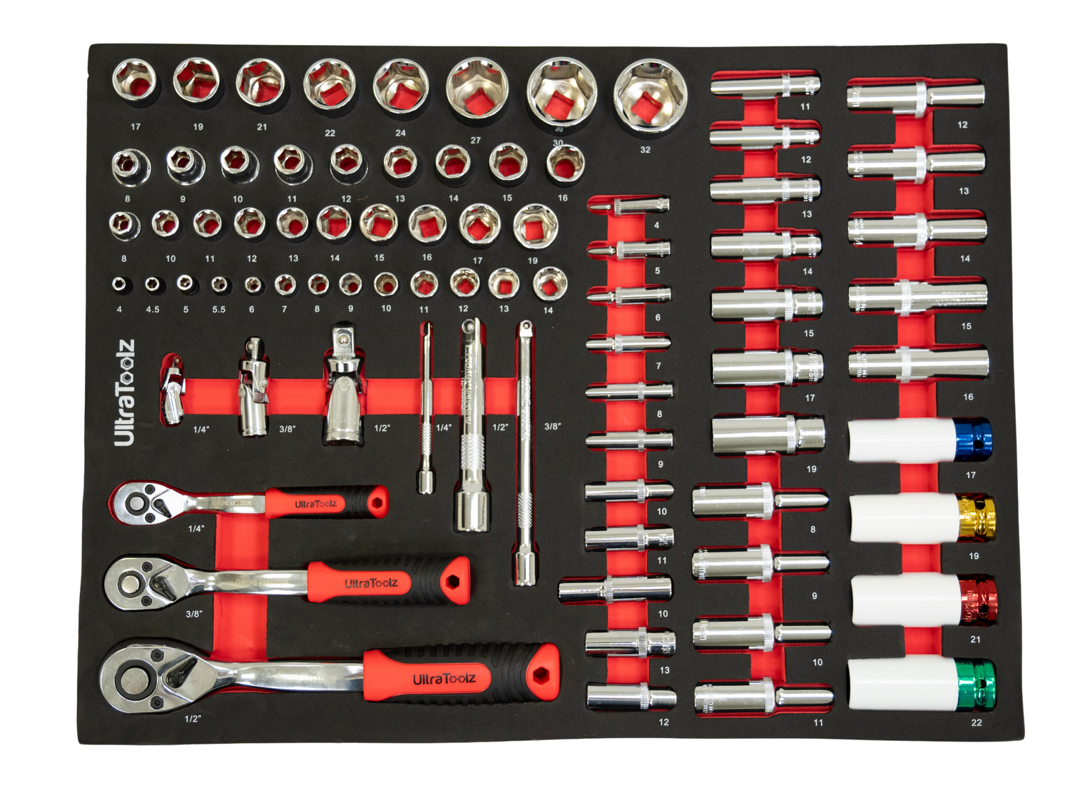 Werkzeugwagen Ultra Toolz – 7 von 7 Schubladen komplett bestückt