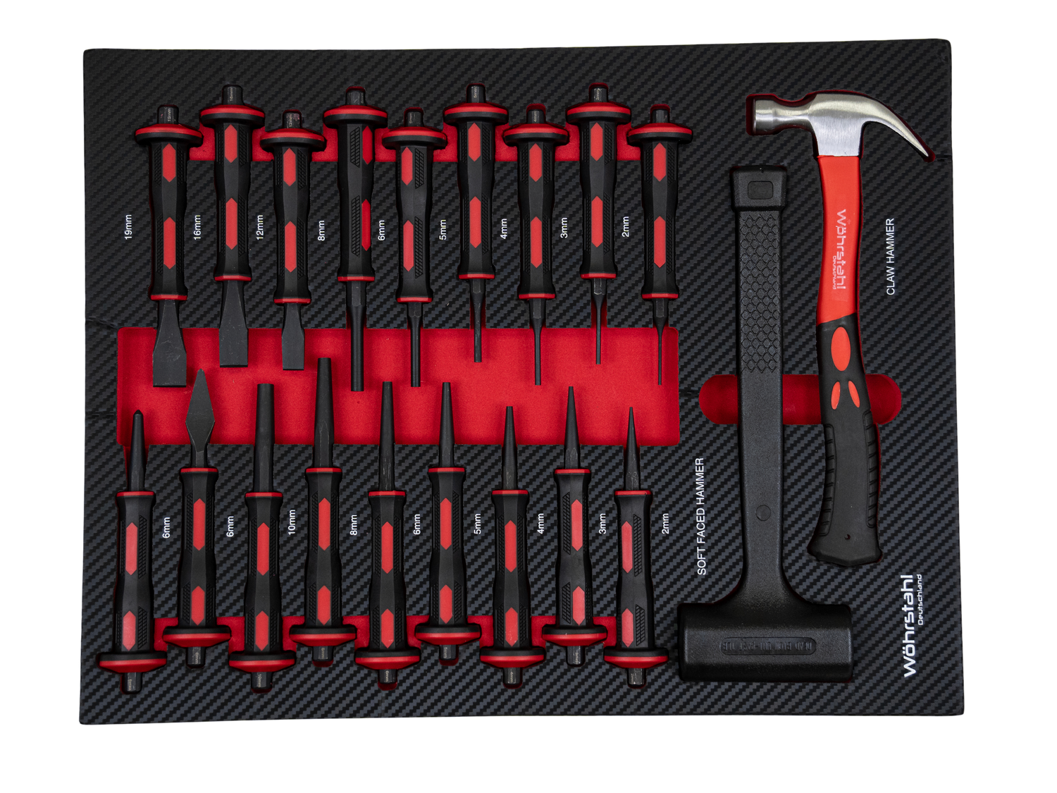 Wöhrstahl Professional – Werkzeugwagen mit 12 Schubladen & über 400 Werkzeugen