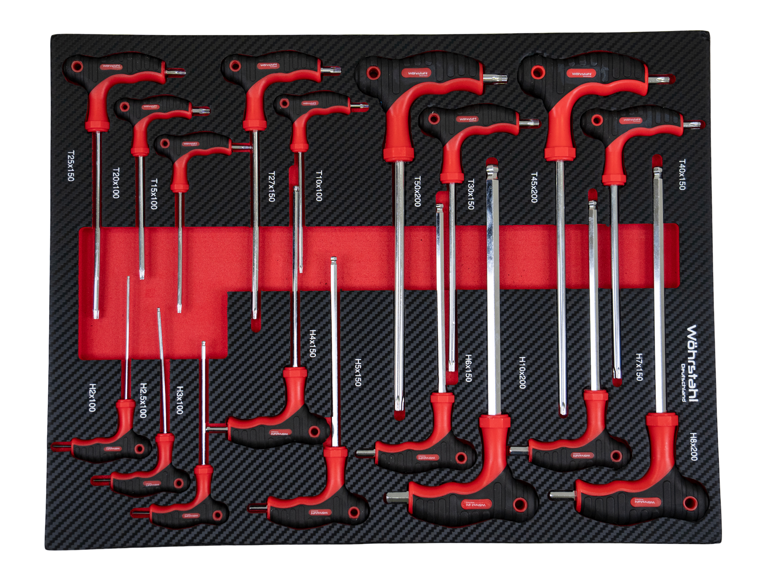 Wöhrstahl Professional – Werkzeugwagen mit 12 Schubladen & über 400 Werkzeugen