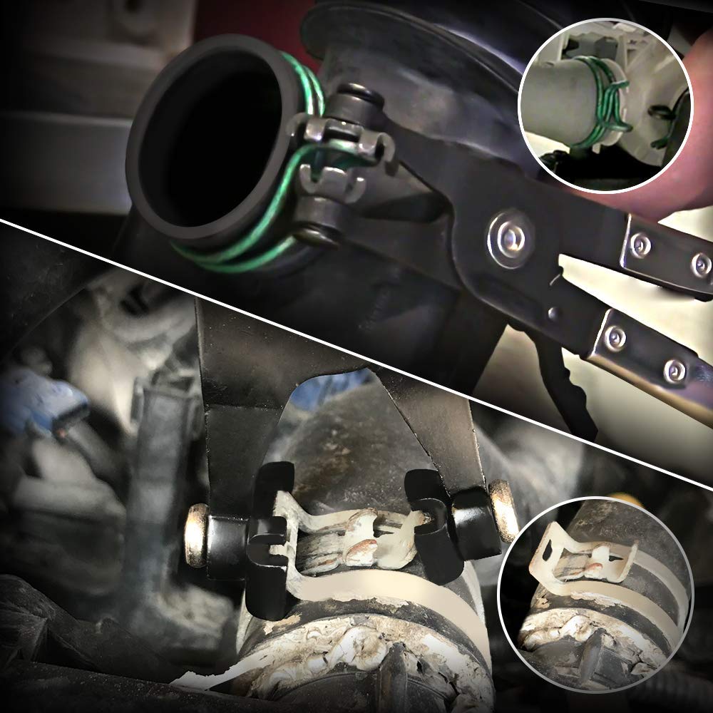 Schlauchzangen-Set Brand7 für Kfz, 9-tlg. im Koffer | YZ-6004