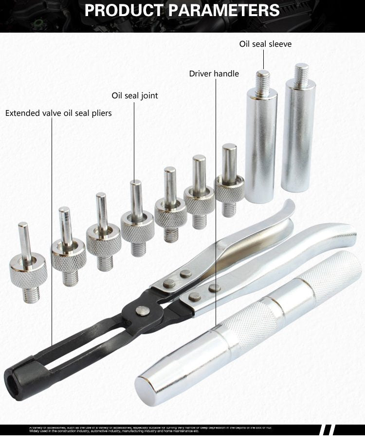 Ventildichtung wechseln leicht gemacht – Profi-Werkzeugset für Ausbau & Montage | YZ-6005