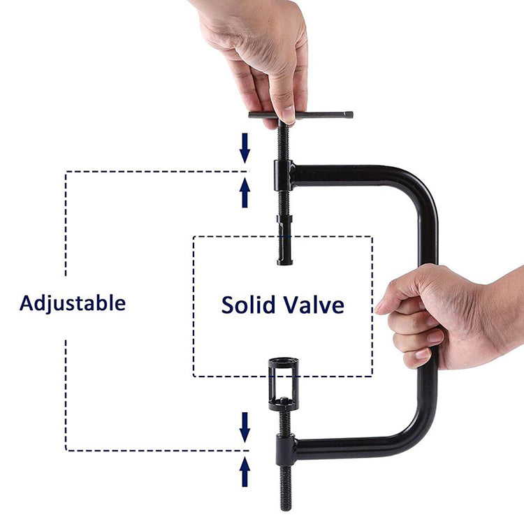 Universal-Ventilfederspanner für Kleinmotoren & Motorräder – inkl. 5 Druckstückgrößen | YZ-6007