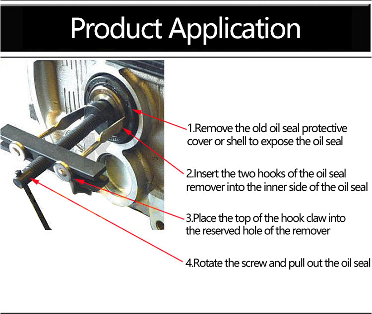 Kurbelwellendichtring-Werkzeugsatz für Ein- und Ausbau – für Öl- & Wellendichtringe von 28–64 mm | YZ-6008
