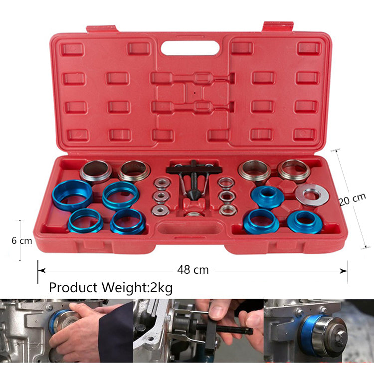 Kurbelwellendichtring-Werkzeugsatz für Ein- und Ausbau – für Öl- & Wellendichtringe von 28–64 mm | YZ-6008