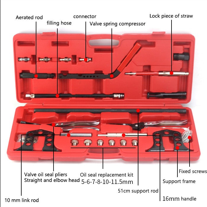 Ventilfederspanner Set 23-teilig für Ventilfeder Ausbau | YZ-6009