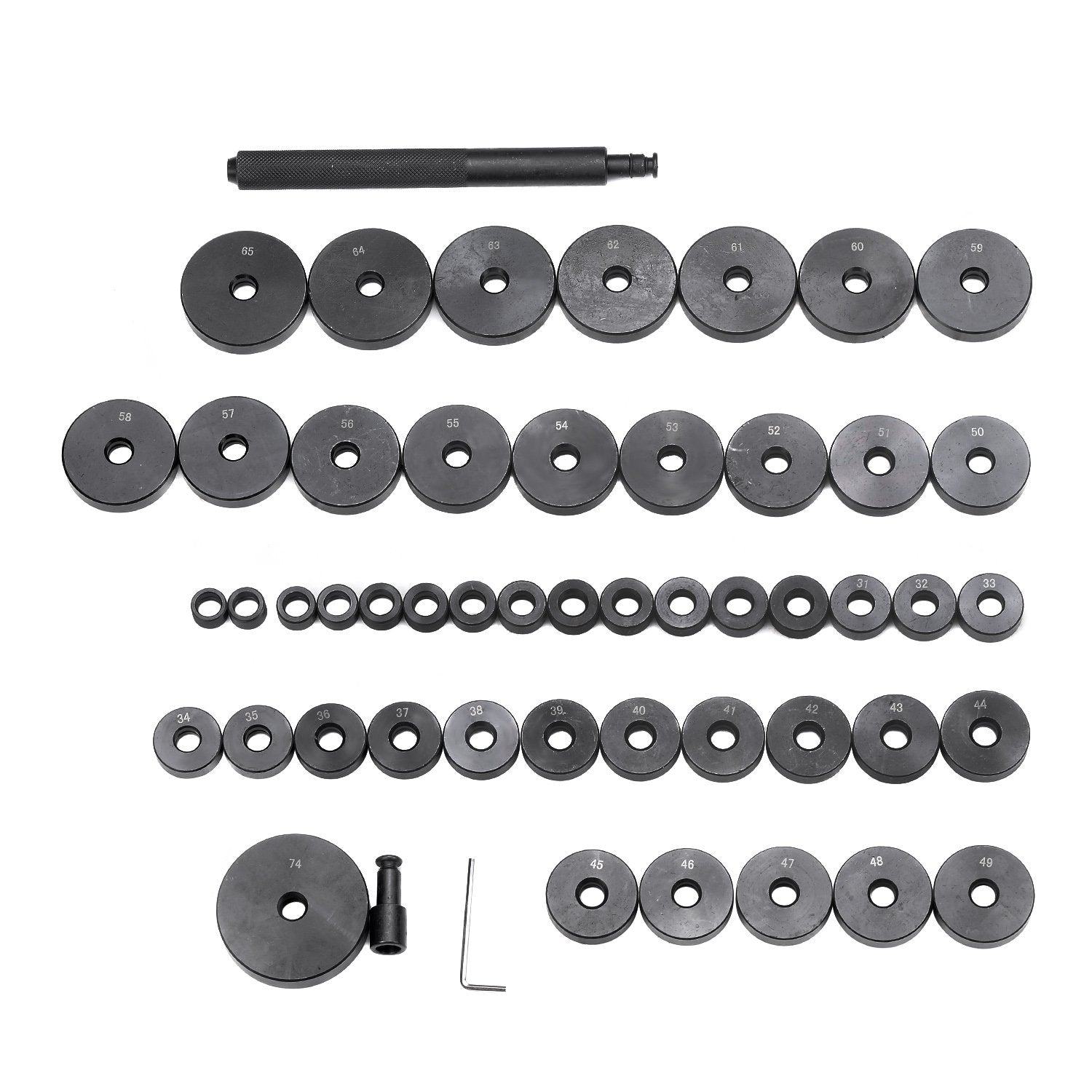 Radlager Montagewerkzeug 52-tlg. für Lager, Buchsen & Dichtungen | YZ-6011