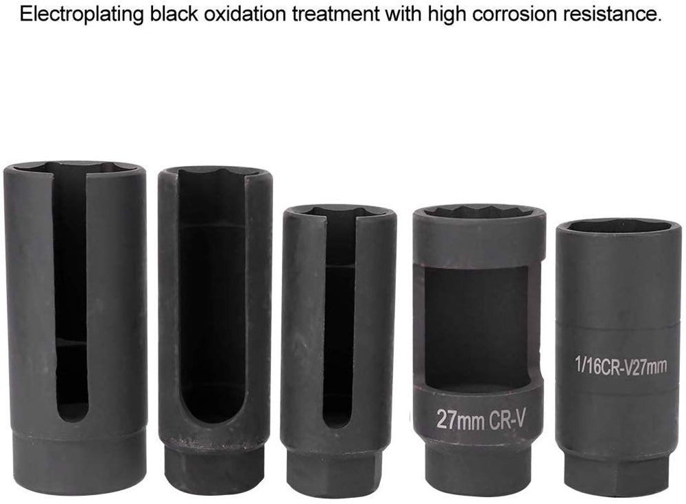 Lambdasonden Nuss Set 7-tlg. – Sauerstoffsensor Werkzeug im Koffer | YZ-6013