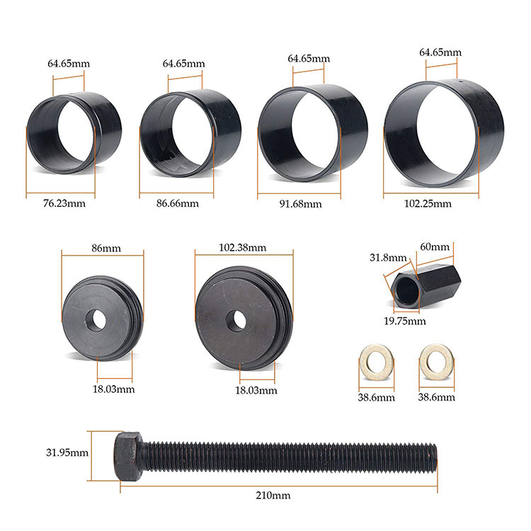 Radlager Werkzeug 23-tlg. für Antriebswellen & Radnaben | YZ-6028