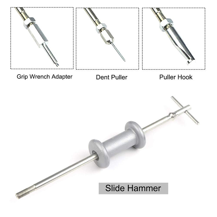 Gleithammer Abzieher-Set 16-tlg. für Lager, Buchsen & Karosseriearbeiten | YZ-6035