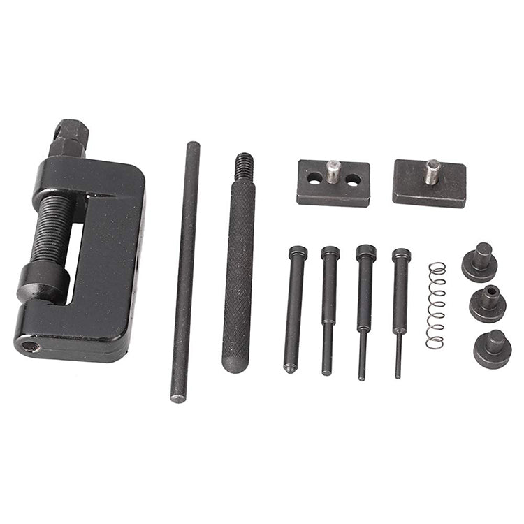 Kettenniet-Werkzeug Set 13-tlg. für Motorradketten, Antriebsketten & Steuerketten | Brand7 YZ‑6038