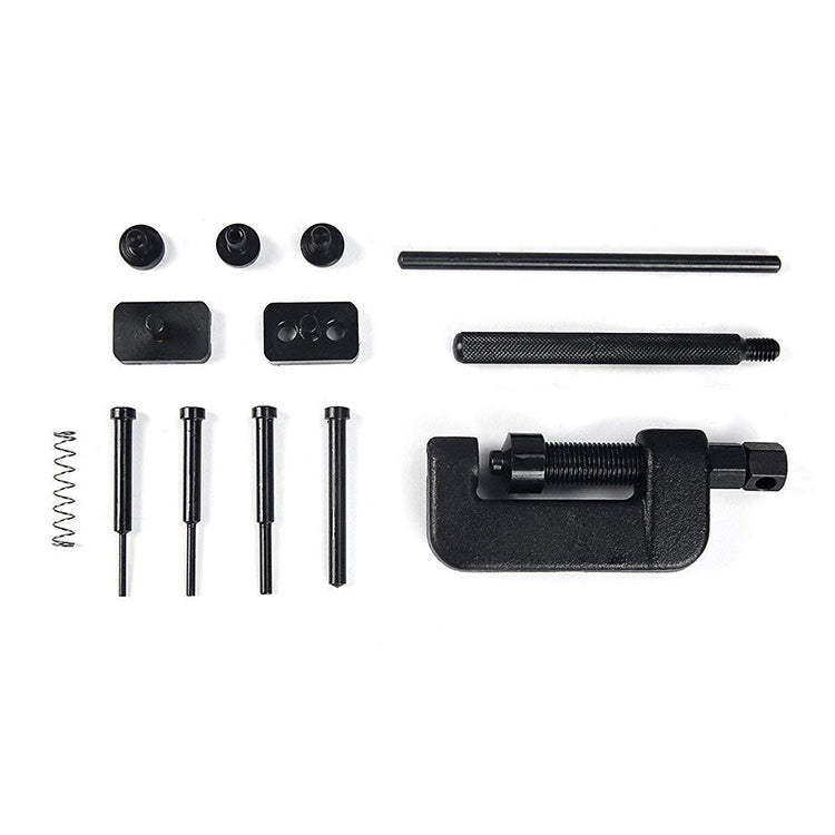 Kettenniet-Werkzeug Set 13-tlg. für Motorradketten, Antriebsketten & Steuerketten | Brand7 YZ‑6038