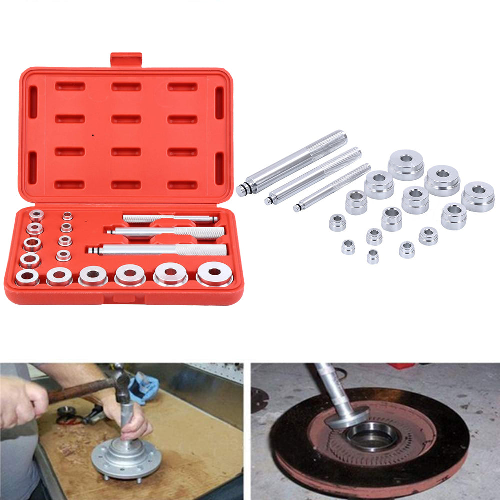 Lager- & Wellendichtring-Einbauwerkzeug 17-tlg. – präzise Montage für Radlager & Simmerringe | Brand7 YZ-6047