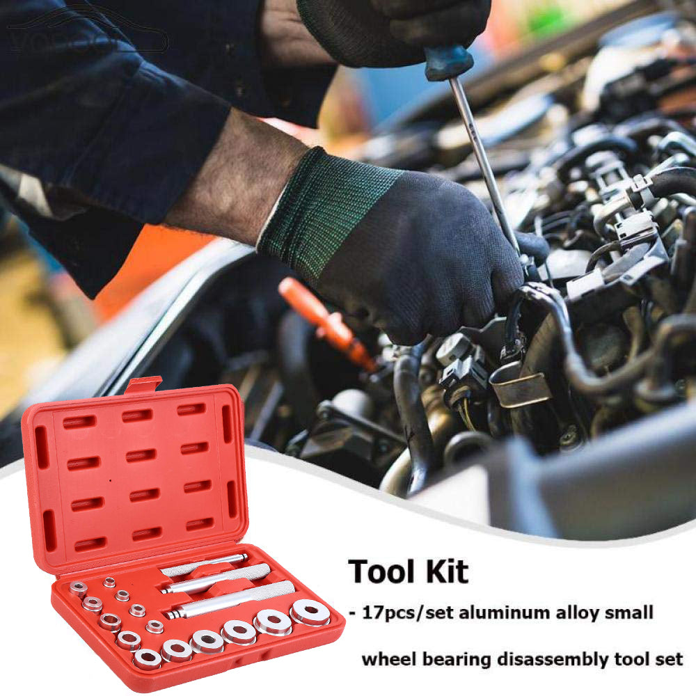 Lager- & Wellendichtring-Einbauwerkzeug 17-tlg. – präzise Montage für Radlager & Simmerringe | Brand7 YZ-6047