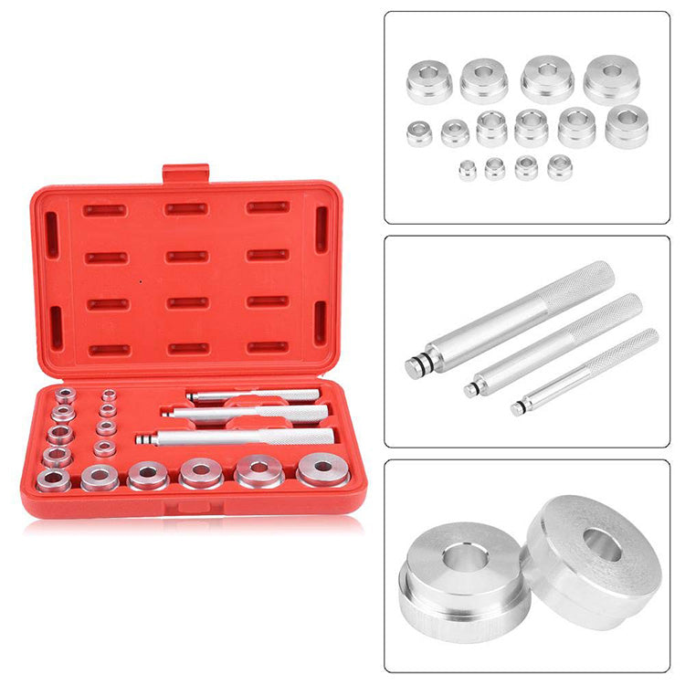 Lager- & Wellendichtring-Einbauwerkzeug 17-tlg. – präzise Montage für Radlager & Simmerringe | Brand7 YZ-6047