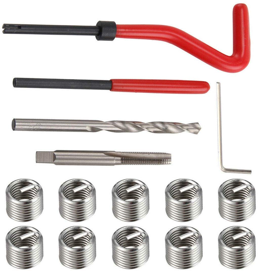 Gewindereparatur Set M8x1,25 mm | 25-tlg. Innengewinde-Reparatur Werkzeug YZ-6051