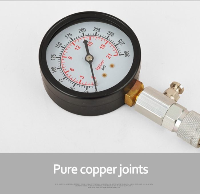 Benzinmotor Kompressions-Tester Set mit Manometer – für präzise Diagnose | YZ-7001A