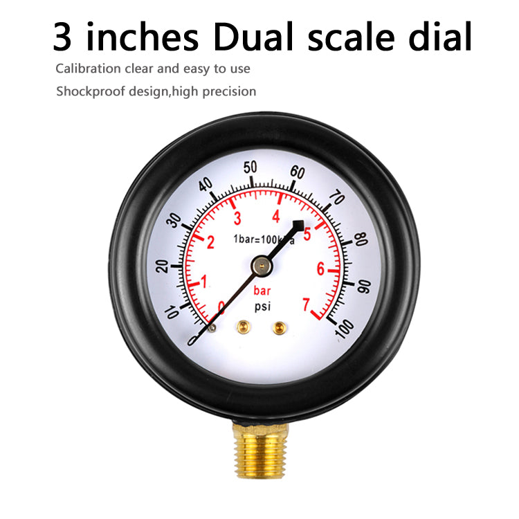 Kraftstoffdruckmesser für Einspritzsysteme & Diesel-Diagnose | Brand7 YZ-7003