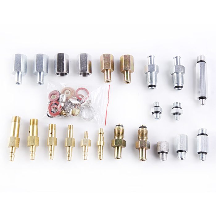 Benzindruckprüfer 0–10 Bar inkl. 30 Adapter für Einspritzsysteme | YZ-7005