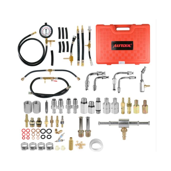 Benzindruckprüfer 0–10 Bar inkl. 30 Adapter für Einspritzsysteme | YZ-7005