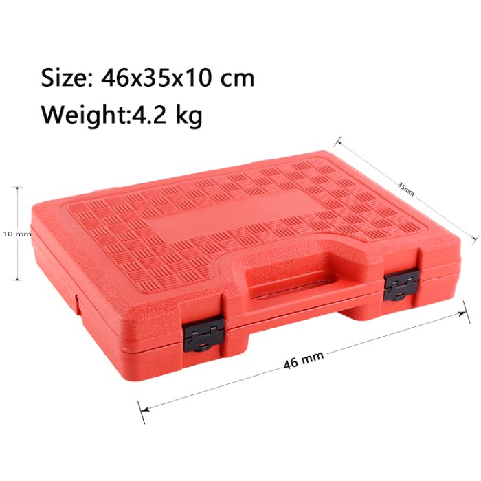 Benzindruckprüfer 0–10 Bar inkl. 30 Adapter für Einspritzsysteme | YZ-7005
