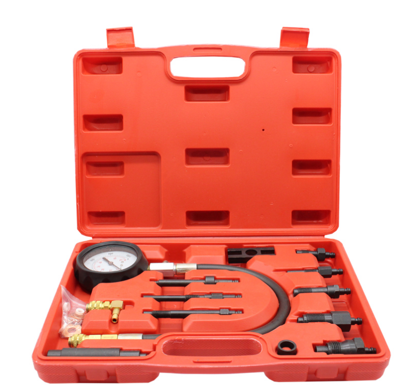 Kompressionsprüfer Diesel 20-tlg. im Koffer – inkl. Manometer bis 70 bar | YZ-7010B