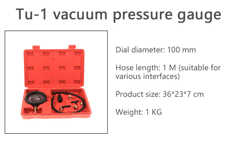 Kfz Vakuumtester für Unterdruck & Kraftstoffdruck mit Manometer | Brand7 YZ-7011