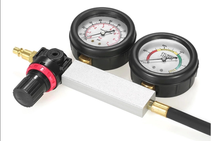 Druckverlusttester für Verbrennungsmotoren inkl. Doppel-Manometer | YZ-7014