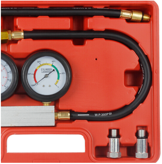 Druckverlusttester für Verbrennungsmotoren inkl. Doppel-Manometer | YZ-7014
