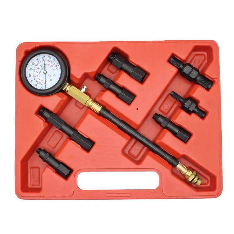 Kompressionstester für Benzinmotoren mit Zündkerzenadapter M10–M18 | YZ-7018